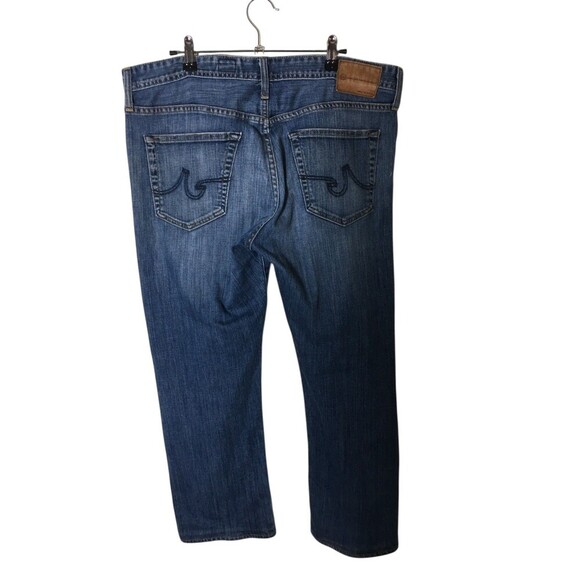 Adriano Goldschmied Jeans Men's Size 34 x 34 Blue The Protege Straight Leg - Picture 2 of 10